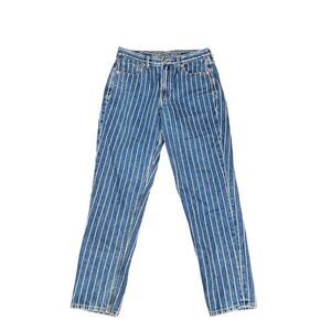 American Eagle Outfitters Pin Stripe Mom Jeans 6 Regular